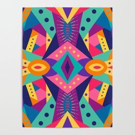 Geometric Abstract #6 Poster