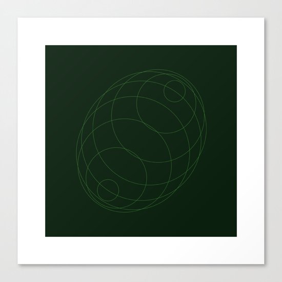 #298 Echo chamber – Geometry Daily Canvas Print
