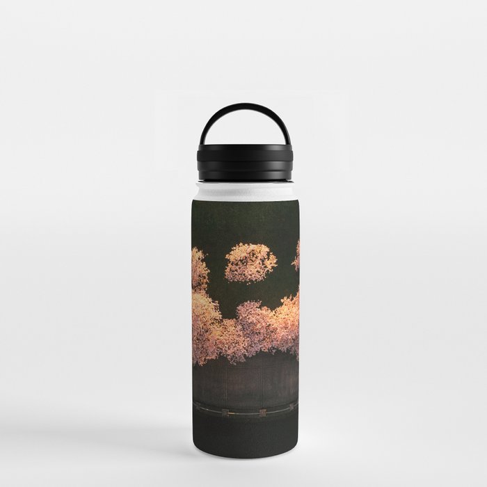 Sunset Sakura Portland Cherry Blossoms Water Bottle