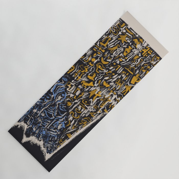 Abstract stone tablet 02 Yoga Mat