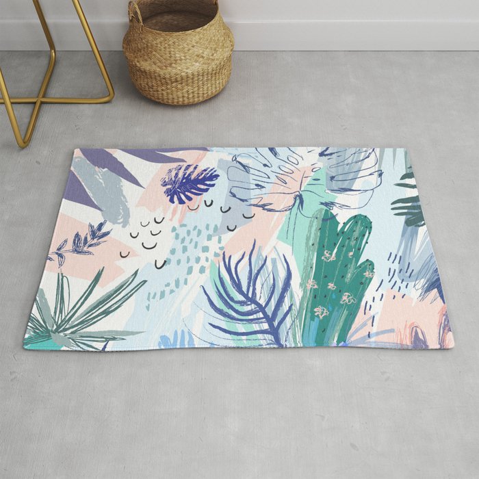 Pastel Palm Springs Rug By Libbywhite