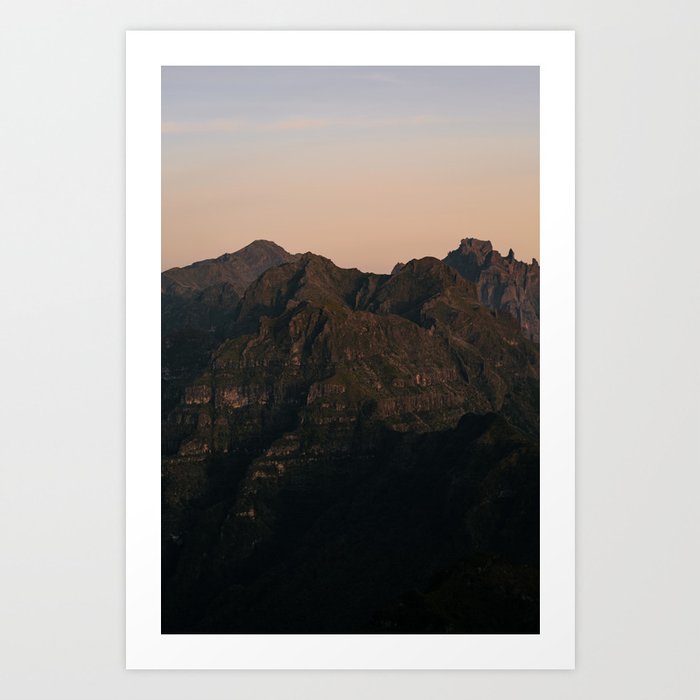 Madeira mountains II Art Print