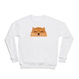 Kawaii Shiba Inu Ganbatte Japanese Dog Do Your Best! Crewneck Sweatshirt