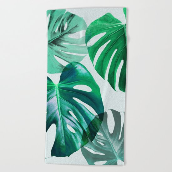 Monstera 1 Beach Towel