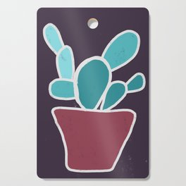 Succulent Friends - Playful, Modern, Abstract Painting Cutting Board