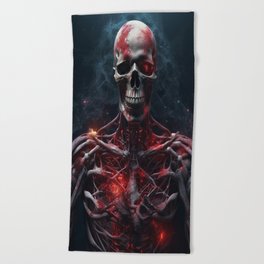 Mr. Bones Beach Towel