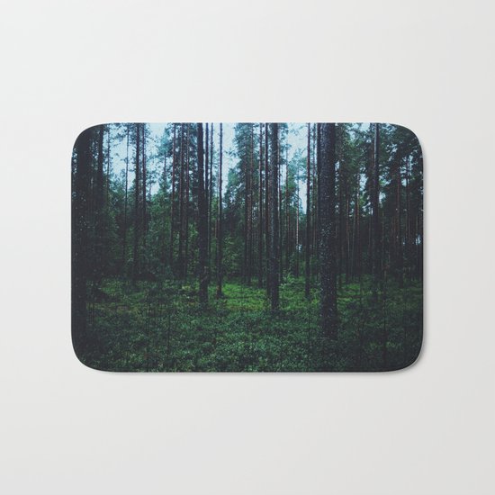 mysterious woods Bath Mat