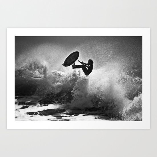 Up in the air Art Print