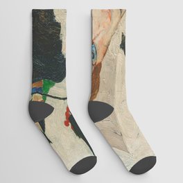 Egon Schiele Portrait of Wally Neuzil Socks