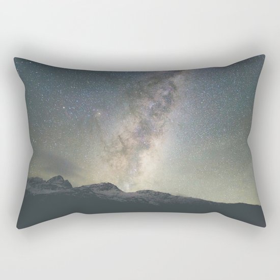 Stars over Mount Aspiring Rectangular Pillow