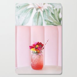 Blush Pink Summer Cocktail, Cafe Cutting Board