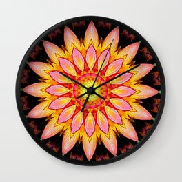 Kaleidoskop Blume Wall Clock