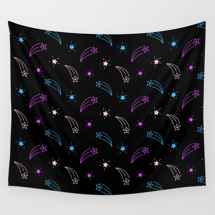 Shooting Stars Wall Tapestry