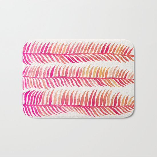 Pink Ombré Seaweed Bath Mat