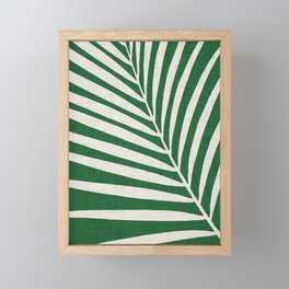Minimalist Palm Leaf Framed Mini Art Print