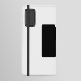 n (Black & White Letter) Android Wallet Case
