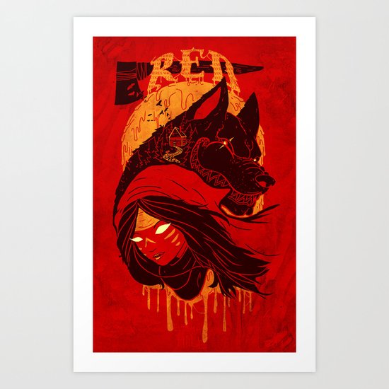 RED Art Print