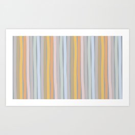 2022 Pallet Collection - Thick Stripes Art Print