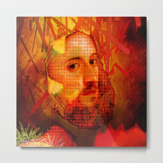 Au delà du temps Metal Print