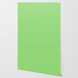 SPRING GREEN Pastel Solid Color Wallpaper