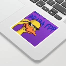 duck of Brazilian meme Sticker