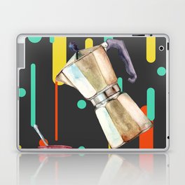 Coffee Pop Art Collage Good Morning Laptop & iPad Skin