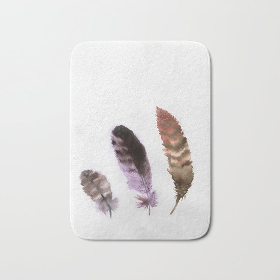 Feathers III Bath Mat