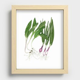 Ramps + Spring Onions Recessed Framed Print