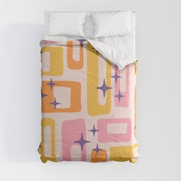 Retro Mid Century Modern Abstract Pattern 243 Comforter