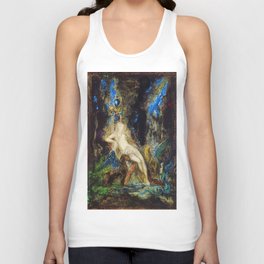 Fairy and Griffon on the Fairy Queen's Woodland Throne by Gustave Moreau Tank Top