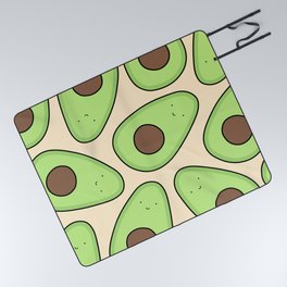 Cute Avocado Pattern Picnic Blanket