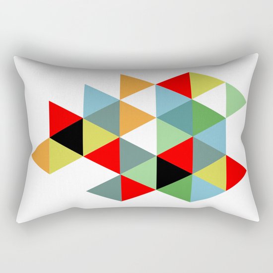 Abstract #593 Rectangular Pillow