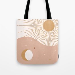 Yin Yang Blush - Sun & Moon Tote Bag