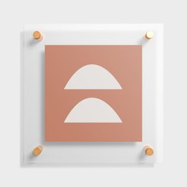 Wonky Arches | Terracotta Floating Acrylic Print