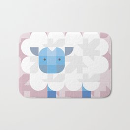 sheep piece pattern Bath Mat | Livestock, Graphicdesign, Patterns, Animal, Nature, Yoonplay, Aesthetic, Sheep, Stock, Domesticanimals 
