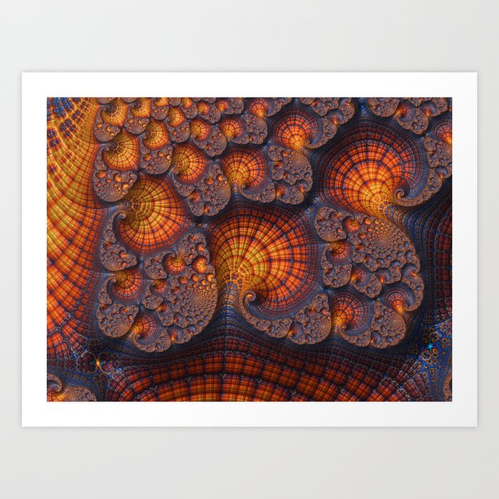 Beautiful Abstract Art By Raphael Terra Art Print By Serpentfilms