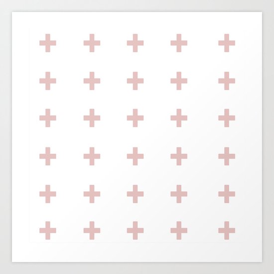 +++ (Pink) Art Print