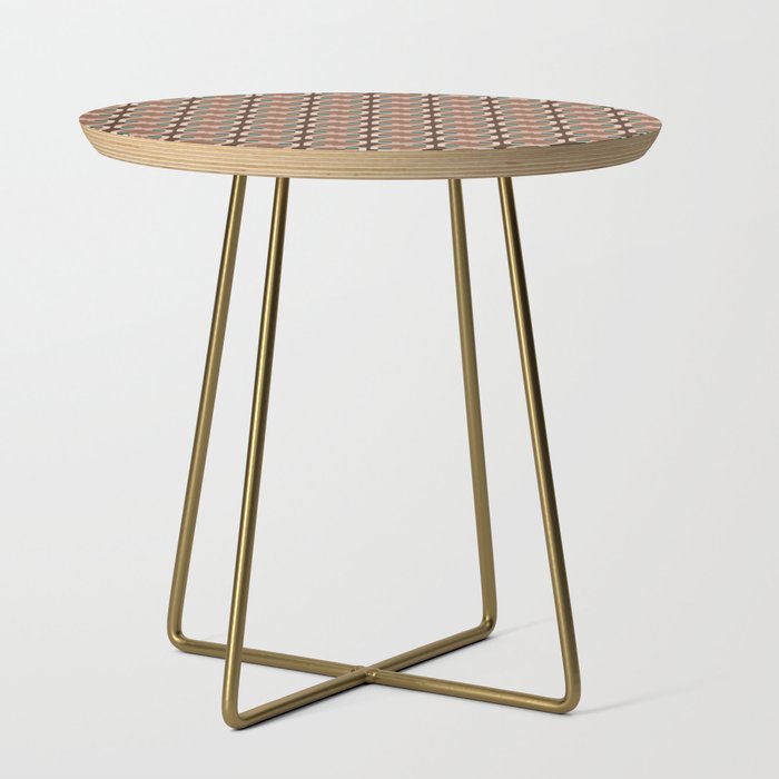 Ovals - Tans & Green Side Table