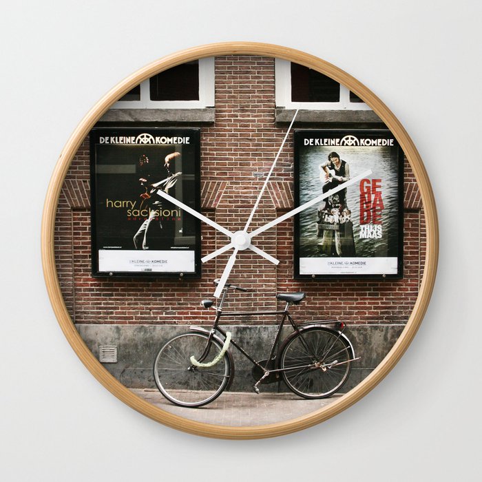Life is like a bicycle Wall Clock