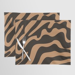 21 Abstract Liquid Swirly Shapes 220725 Valourine Digital Design Placemat