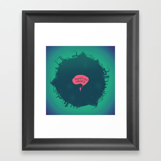 Planet B Framed Art Print