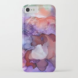 Colourful Fluid Abstract Alcohol Ink  iPhone Case