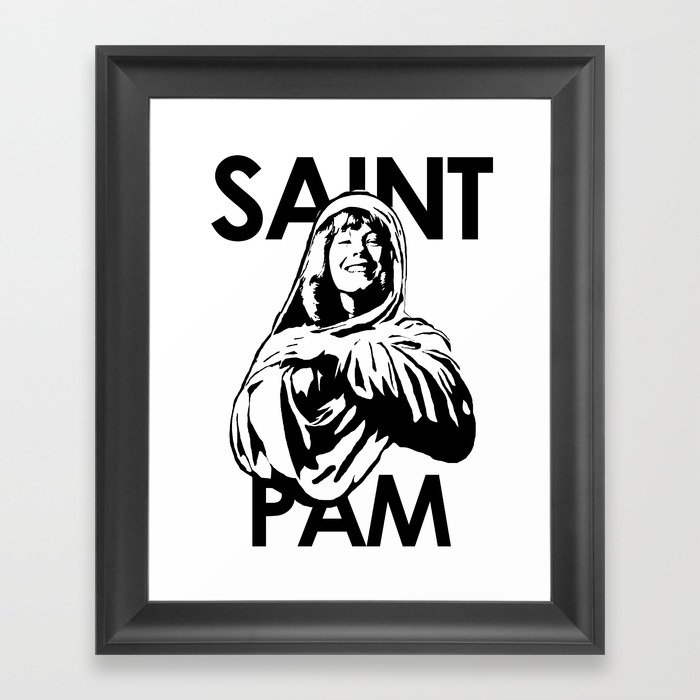 Saint Pam Miss Pamela Des Barres Groupie Framed Art Print