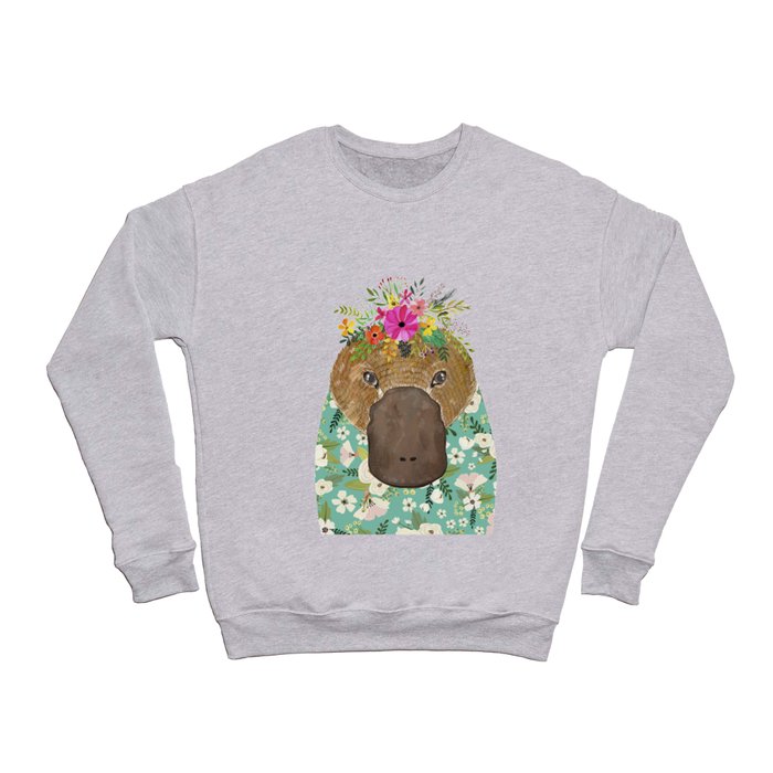 Platypus Animal Portrait Crewneck Sweatshirt