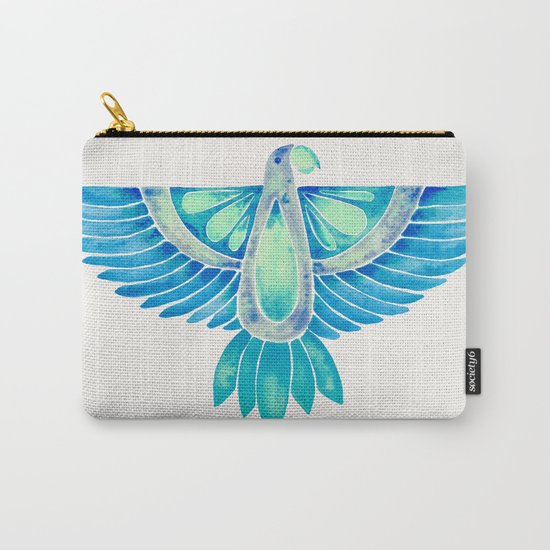 Parrot – Blue Ombré Carry-All Pouch