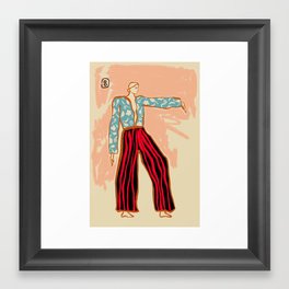 NEW YEAR DANCE Framed Art Print | Sexy, Girl Power, Party, Dancing, Queen, Disco, Matisse, Curated, Pop Art, Acrylic 