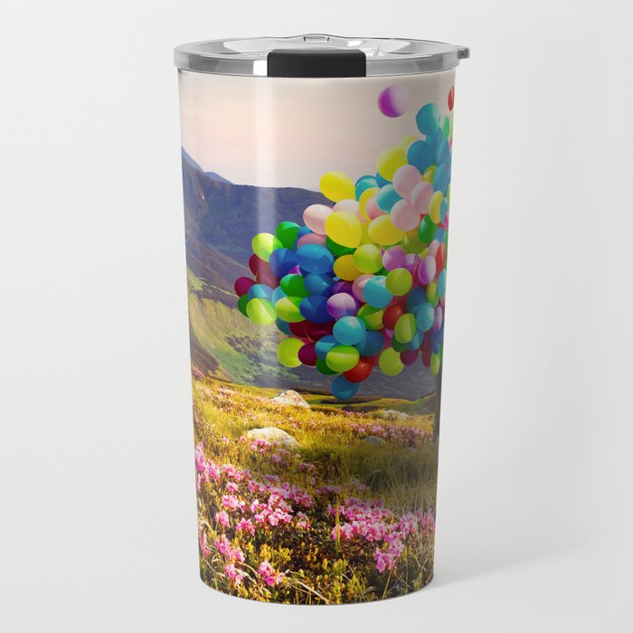 When Balloon Bloom Travel Mug