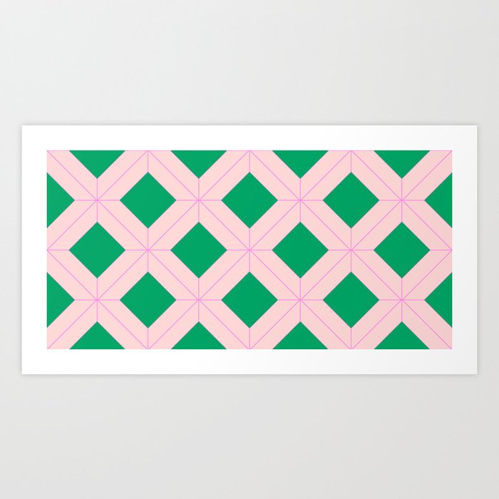 Geometric Pattern 7 Art Print