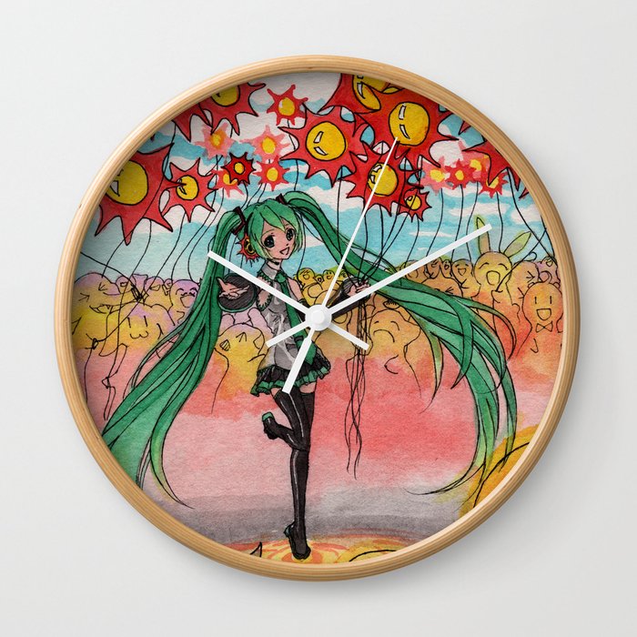 Hatsune Miku Wall Clock