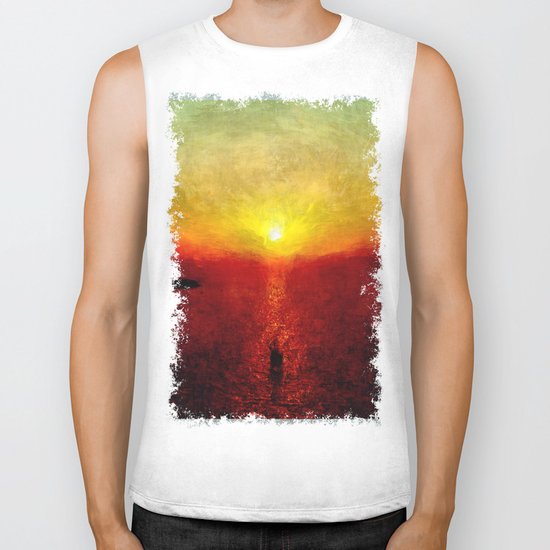 sungoesdown Biker Tank